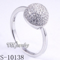 925 Silver Jewelry with Zirconia Women Ring (S-10138)